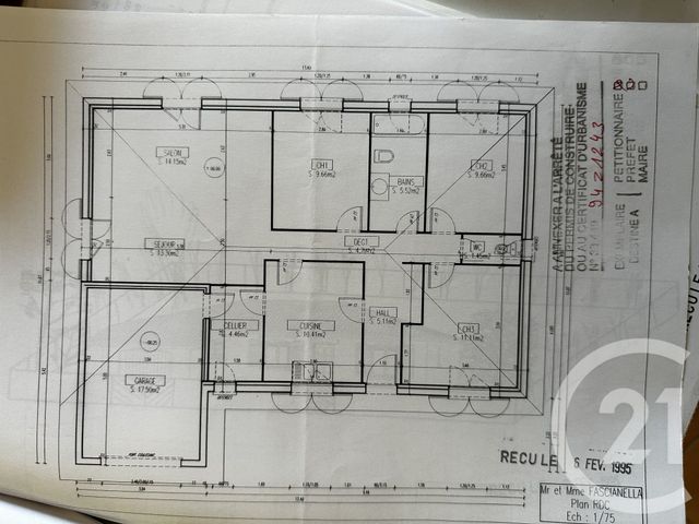 maison à louer - 5 pièces - 90.46 m2 - ST MEDARD EN JALLES - 33 - AQUITAINE - Century 21 Kadima