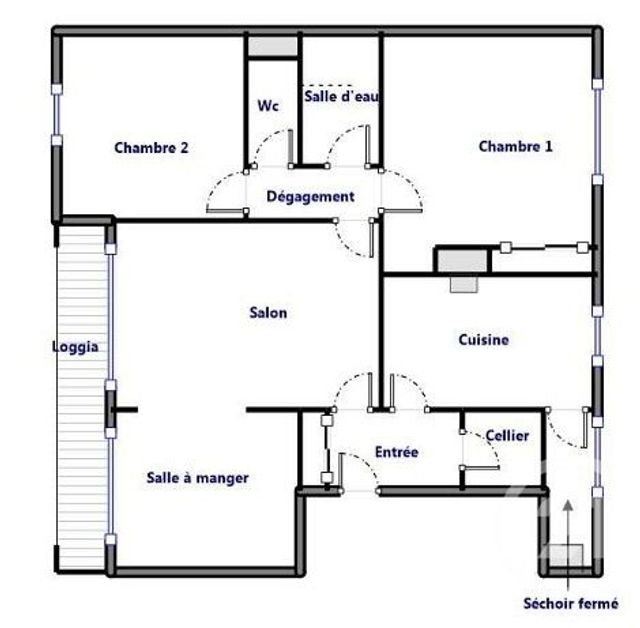 Appartement T3 à louer - 3 pièces - 81.84 m2 - MERIGNAC - 33 - AQUITAINE - Century 21 Kadima