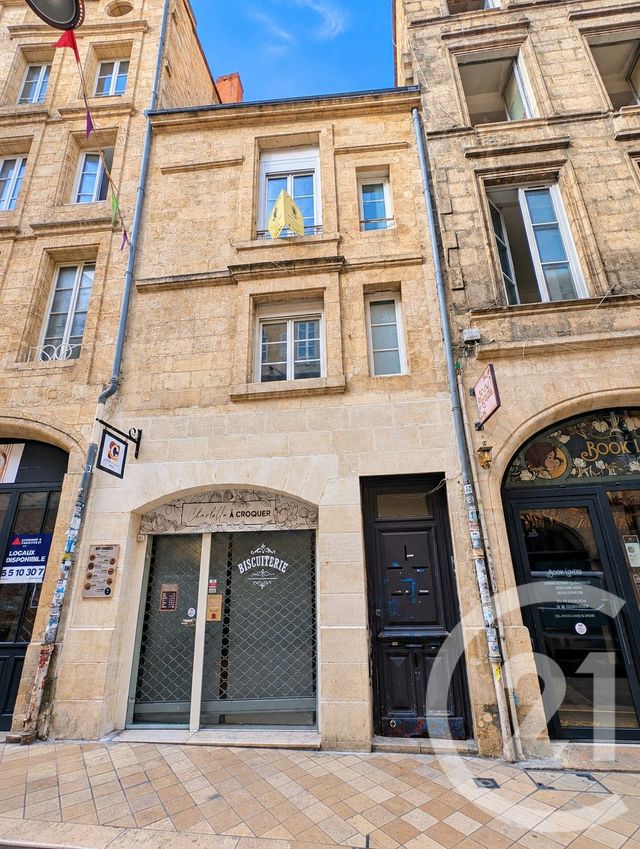 Appartement Studio à louer - 1 pièce - 32.53 m2 - BORDEAUX - 33 - AQUITAINE - Century 21 Kadima